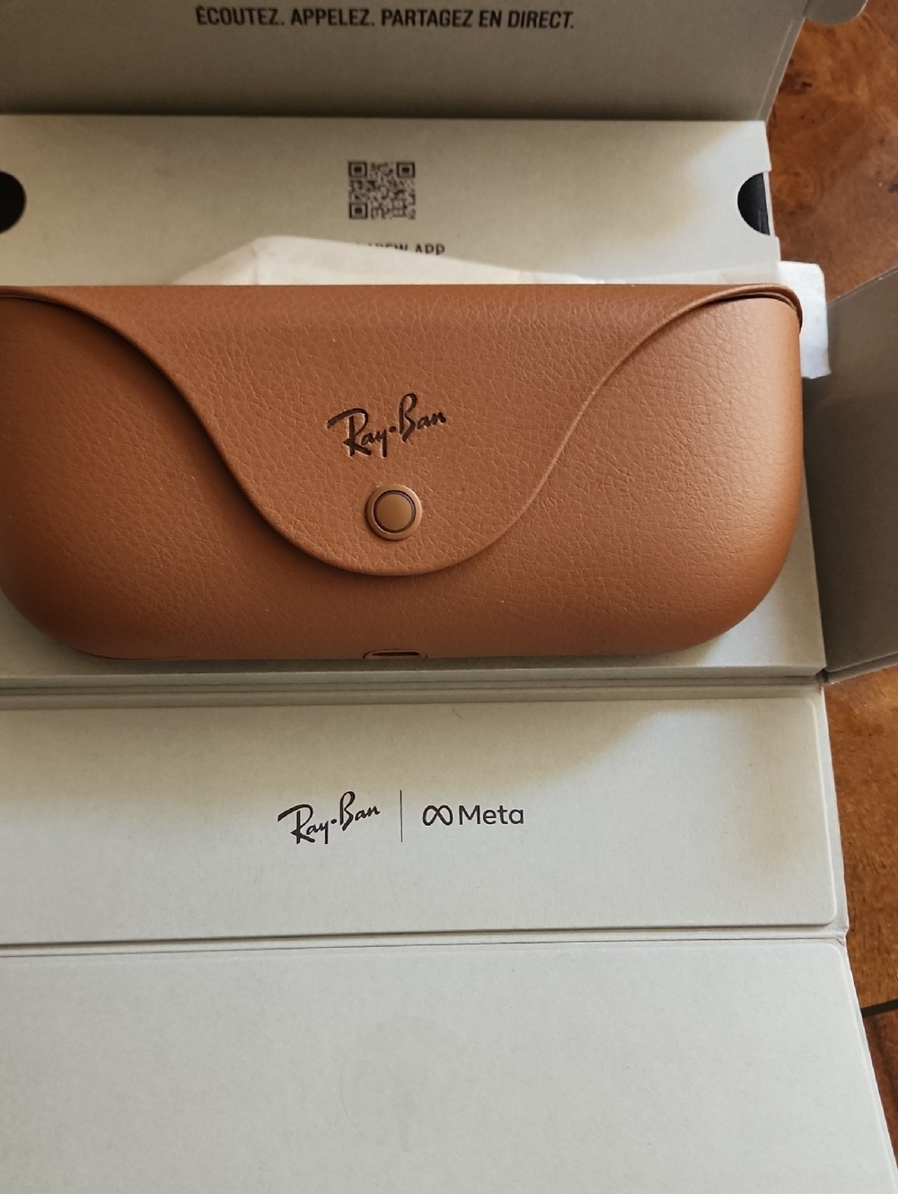 Ray-Ban Cream Cat-Eye Sunglasses with Brown-Tinted Lenses